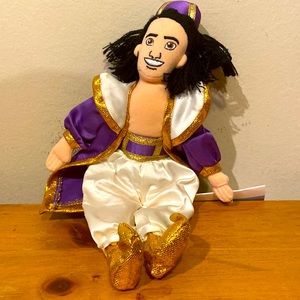 The Disney Store Aladdin Bean Bag Plush NWT Approx 9-10"